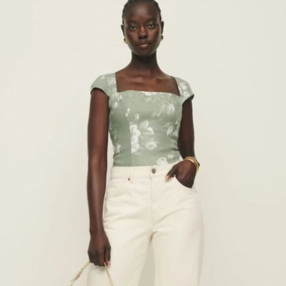 Reformation Cora Linen Top - 2 - Picture 4 of 7